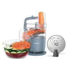 Kenwood, MultiPro Go FDP22.?130GY, Food Processor, for Chopping, Slicing, Grating, Pureeing and Kneading Dough, with Express Serve, 1.3L Bowl, Knife