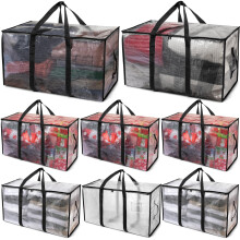 ClearSpace Oversized Moving Bags or Storage Bag ? Large Moving Boxes with Backpack Straps, Zippers & Handles ? Heavy-Duty Packing Bags for Moving,