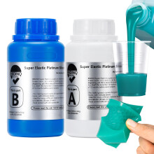 BBDINO Super Elastic Silicone Mould Making Kit, Mould Making Silicone Rubber 21.16 oz, Liquid Silicone Rubber Mould Making, Ideal for Casting 3D