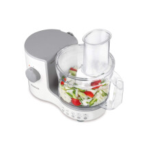 Kenwood Compact Food Processor, 1.4L Bowl, Blender, Emulsifying, Chopping Blade, Shredder Disc 400W, FP120, White