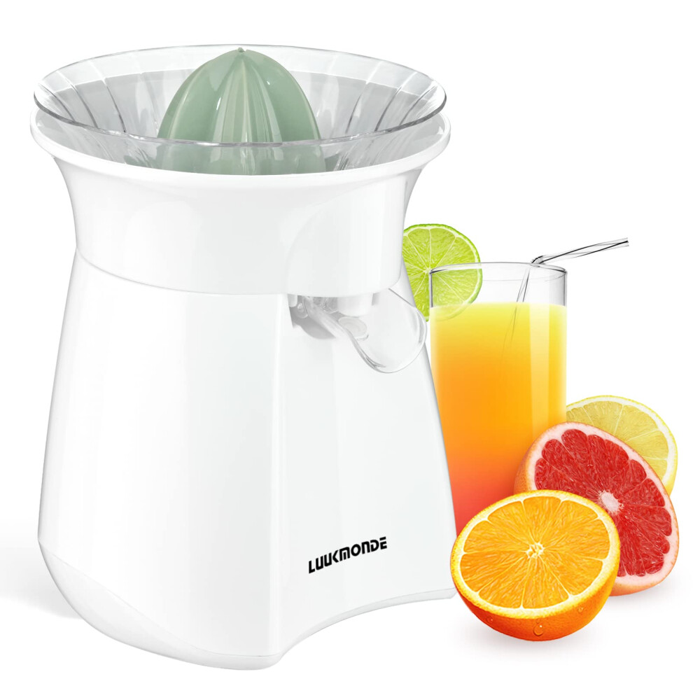 LUUKMONDE Electric Citrus Juicer with Lockable Spout - Electric Lemon Squeezer & Orange Juicer with Powerful Motor - Ideal for Orange, Lemon, Lime,-image-OPC-PHXCCPB-NEW