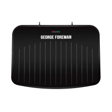 George Foreman Large Electric Fit Grill [Non stick, Healthy, Griddle, Toastie, Hot plate, Panini, BBQ, Energy saving, Vertical storage, Easy clean,
