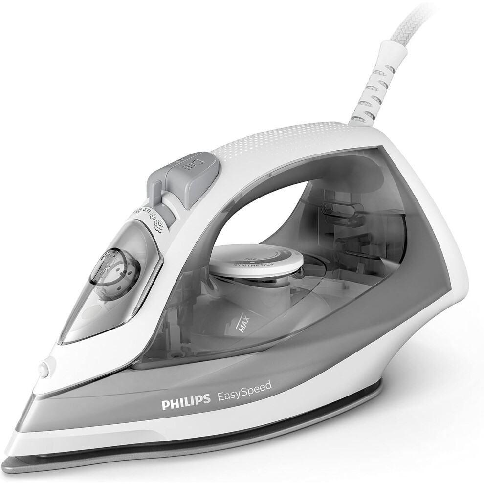 Philips Steam Iron Easyspeed, Steam Boost Up To 100 Gram, Ceramic Soleplate, Drip Stop, 4 Settings, 2000W, 220 Ml Watertank, Integrated Waterspray,