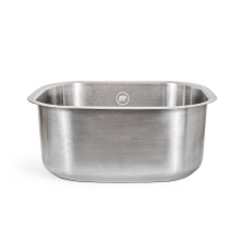 Elephant Box Stainless Steel Washing Up Bowl | 10 Litre | 100% Plastic Free, Eco-Friendly, Durable, and Hygienic Kitchen Sink Bowl