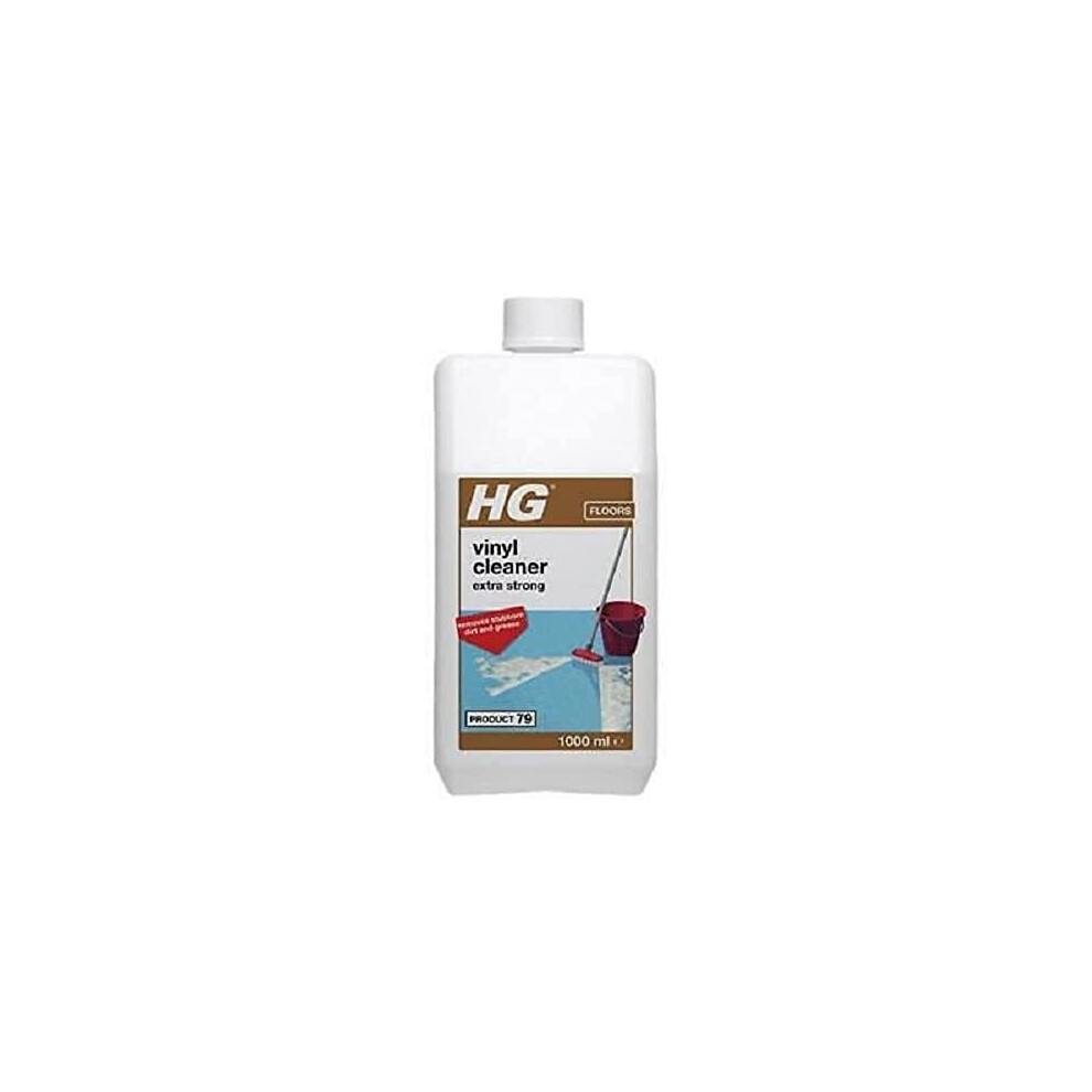 HG Vinyl Cleaner Extra Strong, LVT Floor Cleaner & Vinyl Floor Cleaner, Multi Surface Floor Cleaner Liquid, Effective Rubber Floor Cleaner & Lino