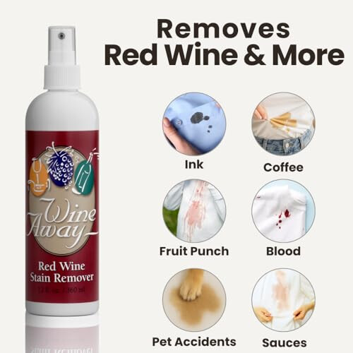Wine Away Stain Remover in Plastic Canister, 12fl.oz 2