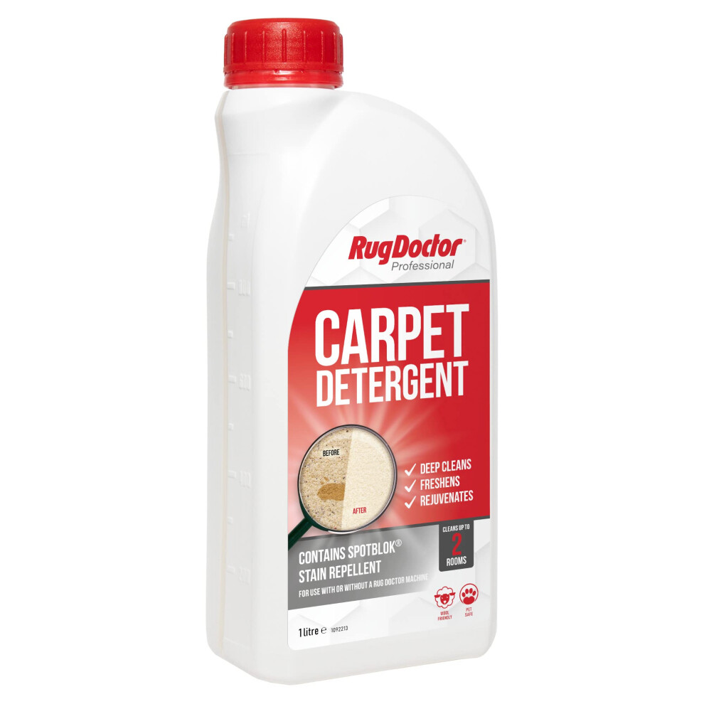 Rug Doctor Carpet Detergent With Spotblok, 1 Litre