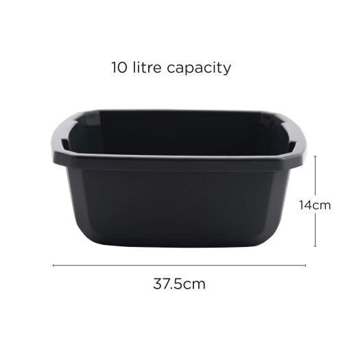 CleanPEAK Washing Up Bowl 10 Litre ? Grey 1