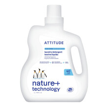 ATTITUDE Liquid Laundry Detergent, EWG Verified Laundry Soap, HE Compatible, Vegan and Plant Based Products, Wildflowers, 40 Loads, 2 Liters