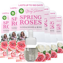 Airwick |Spring Roses |Plug in Air Freshener Refill |19ml| Pack of 6