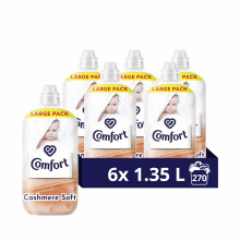 Comfort Pure Dreams Cashmere Soft Sensitive Fabric Conditioner, Dermatologically Tested, Gentle for Sensitive Skin, 270 washes (6x) - Code 8.72E+12