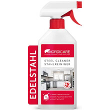 Nordicare Stainless Steel Cleaner and Polish Spray - Steel Cleanser for Fridges Stove Oven Sink - Removes Fingerprints, Water Marks, Residue And