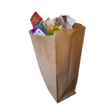 25L SHREDDING and PAPER WASTE SACK x 24 - COLLECT and RECYCLE PAPER WASTE and SHREDDED PAPER - RECYCLABLE - STRONG - WATER RESISTANT - SACK KRAFT