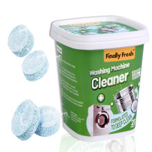Finally Fresh Washing Machine Cleaner, Top Load Washer Machine Cleaner, Front Load Washer Cleaner Tablets, Washer Machine Cleaner for Sensitive Skin,