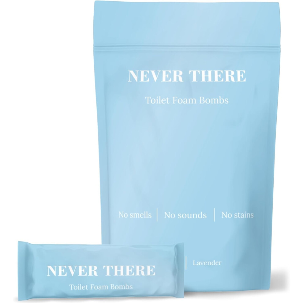 Never There Toilet Bombs ? Portable & Discreet ? No Smells, Sounds, or Stains ? Foaming Potty Pods & Smell Eliminator for Women & Men-image-OPC-PHXCFPD-NEW