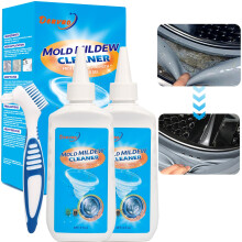 Deuvuo Mould Remover Gel UK 280g, 2 Pack Mold And Mildew Remover Gel With Brush For Washing Machine, Mould Extreme Gel For Bathroom, Painted Walls,
