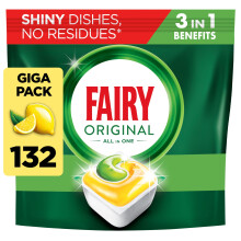 Fairy Original Dishwasher Tablets 132ct Lemon