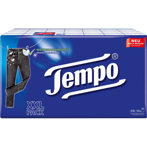 Tempo Classic Tissues 56 x 10 Tissues, Pack of 1 (56 Packs)