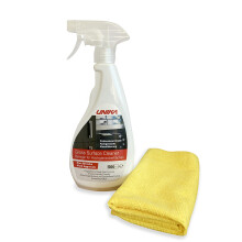 Unika Non-Aerosol Gloss Surface Cleaner & Microfibre Cloth 500ml