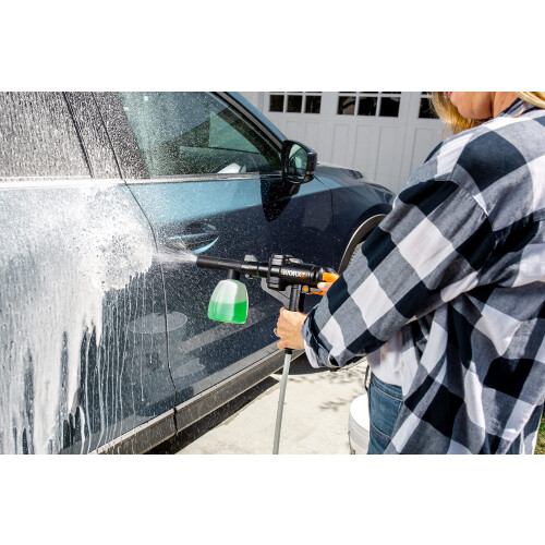 WORX WORX WA4036 Hydroshot Plastic Soap Bottle Accessory, Black & White 2
