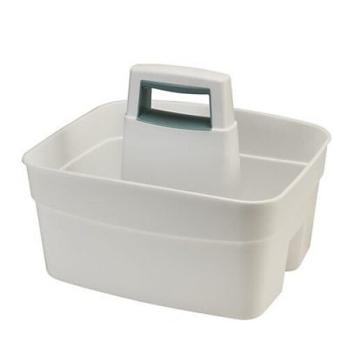Lakeland lakeland Deep Multipurpose Cleaning Caddy White ? Tall Sides Prevent Items Falling Out Wipe-Clean