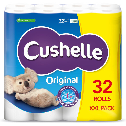 Cushelle Cushelle Original Toilet Roll 32 Standards Rolls