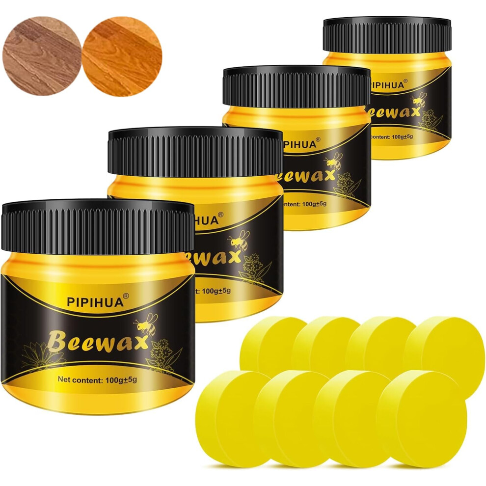Pipihua Beeswax Polish For Wood, Multi-Purpose Furniture Polish For Waterproofing & Protection, Natural Beeswax Traditional Wood Wax For All Types And 8000000245342