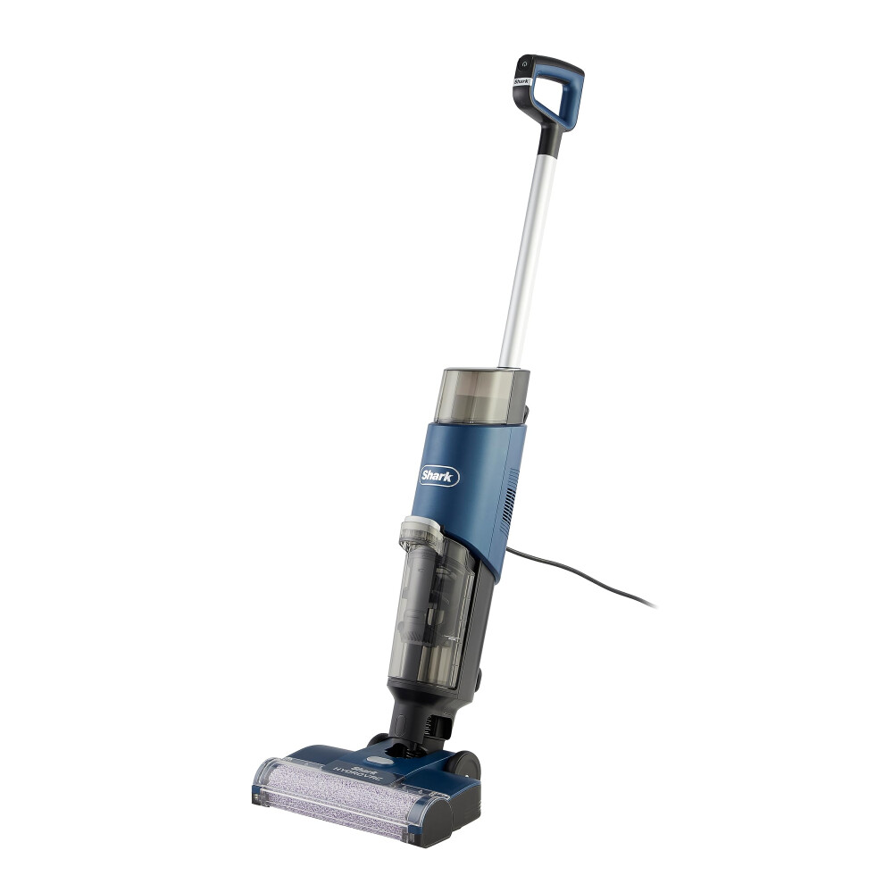 New Shark Hydrovac Corded Hard Floor Cleaner With Antimicrobial Brush-Roll, Odour-Neutralising Multi-Surface Solution & 7.6M Cord, Self-Cleaning, Vacuums Wd110uk