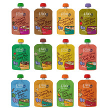 Ella's Kitchen Stage 2 Mixed Case Selection from 7 Month 11 x 130g + 1 x 80g