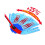 Vileda Vileda "SuperMocio" 3 Action Compact Mop with Extra Refill, Plastic, Red/Blue, 12 x 11 x 48 cm 3