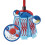 Vileda Vileda "SuperMocio" 3 Action Compact Mop with Extra Refill, Plastic, Red/Blue, 12 x 11 x 48 cm 2