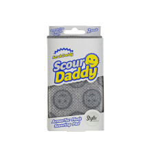 Scrub Daddy Scour Daddy Style, Scourers Non Scratch Scrubbing Sponge, Scouring Pads, Kitchen Sponges for Dishes, Dishwashing Pan Scrubber, Cleaning