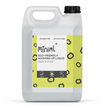 Miniml Eco Washing Up Liquid 5L Refill - Apple Orchard Scented Non Bio & Skin Sensitive Friendly Dish Wash Cleaner that's Plant Based Vegan & Cruelty
