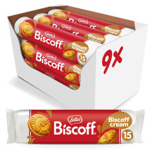 Biscoff - Sandwich Biscuits With Biscoff Cream Filling - 15 Sandwich Biscuits Per Pack - Ingredients from natural origin - Vegan - No colours or added