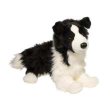 Douglas Cuddle Toys 2001 Dogs Border Collie Plush Toy, 41 cm Long