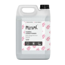 Miniml Natural Fabric Softener & Conditioner 5L Refill - Pink Dragonfruit & Orchid Scented All Natural Fabric Softener for Sensitive Skin - 100% Vegan