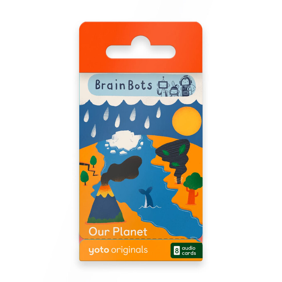 Photos - Educational Toy YOTO BrainBots: Our Planet ? 8 Kids Audiobook Cards for Use with Player & Mini All-in-1 Audio Device, Educational Screen-Fre