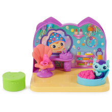 DreamWorks Gabby?s Dollhouse, MerCat?s Spa Room Playset, with MerCat Toy Figure, Surprise Toys and Dollhouse Furniture, Kids? Toys for Girls and Boys