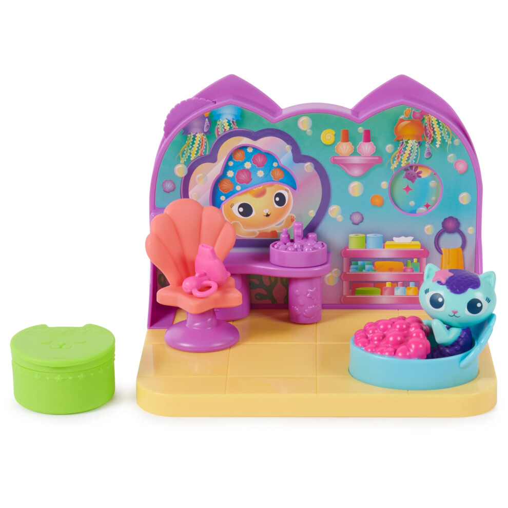 New Gabby's Dollhouse Girls Dreamworks Gabby?S Dollhouse, Mercat?S Spa Room Playset, With Mercat Toy Figure, Surprise Toys And Dollhouse Furniture, Kids? Toys For And Boys 6068286