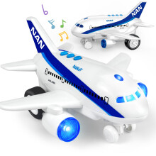 Aeroplane Toys for 3 4 5 6 7 8 Years Old Boys and Girls, 360? Rotating Musical Airplane Toys with Flashing Lights and Music, Electric Plane Toy,