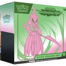 Pok?mon TCG: Scarlet & Violet?Paradox Rift Elite Trainer Box - Iron Valiant (9 Booster Packs, 1 Full-Art Foil Card & Premium Accessories)