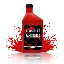 Bottle Of Fake Blood 0.47L Halloween Face & Body Kit Dracula Vampire Fancy Dress