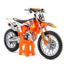 Bburago WRB KTM Cycle - KTM 450 SX-F Factory Edition (2018) Motorbike - 1:18 Scale - Incredibly Detailed Die-Cast Replica Collectible Motorcycle