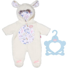Baby Annabell Sheep Onesie 709825 - Clothing Items & Accessories for Dolls up to 43cm - Features Hood with Sheep Ears - Includes Clothing Hanger -