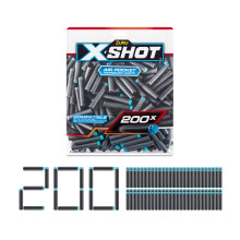 XSHOT Excel Dart, 200 Dart Foil Bags Refill Darts, Major Brand Compatible, Air Pocket Technology Darts and Dart Storage, Outdoor Toy for Boys and