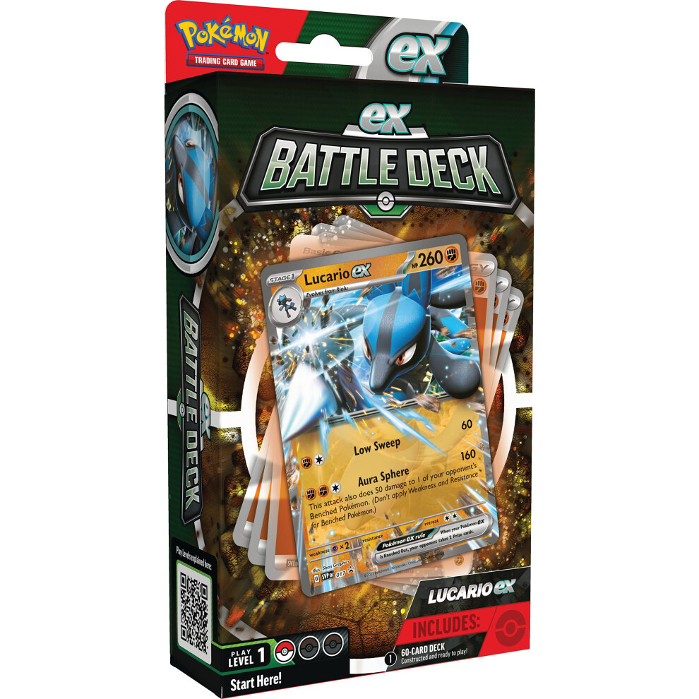 Pokémon Pok?Mon Tcg: Lucario Ex Battle Deck (Ready-To-Play 60-Card Deck)