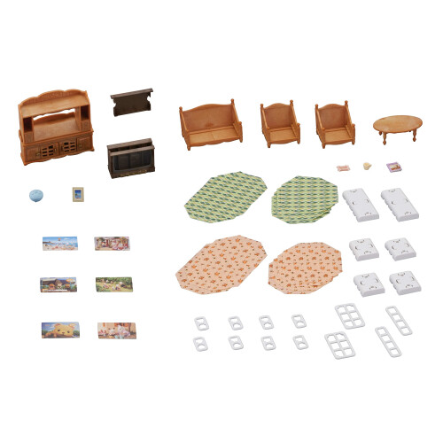 Sylvanian Families Sylvanian Families Comfy Living Room Set 5339 2