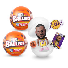 5 SURPRISE NBA Ballers by ZURU Surprise Unboxing Basketball Collectible Sports Toy For Boys (2 Capsules)