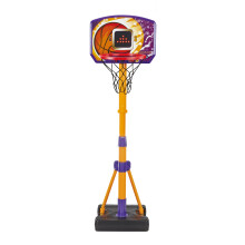 VTech Counting Hoops Basketball Stand, Adjustable Basketball Hoop & Stand with Electronic Backboard & LED Screen, 3 Games, Sound Effects & Light Show,