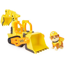Rubble & Crew, Rubble?s Bulldozer Toy Truck with Movable Parts and a Collectible Action Figure, Kids? Toys for Ages 3 and Up